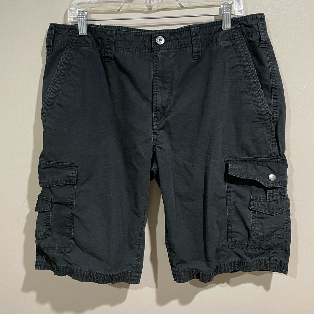 BRITCHES MEN'S BLACK CARGO SHORTS